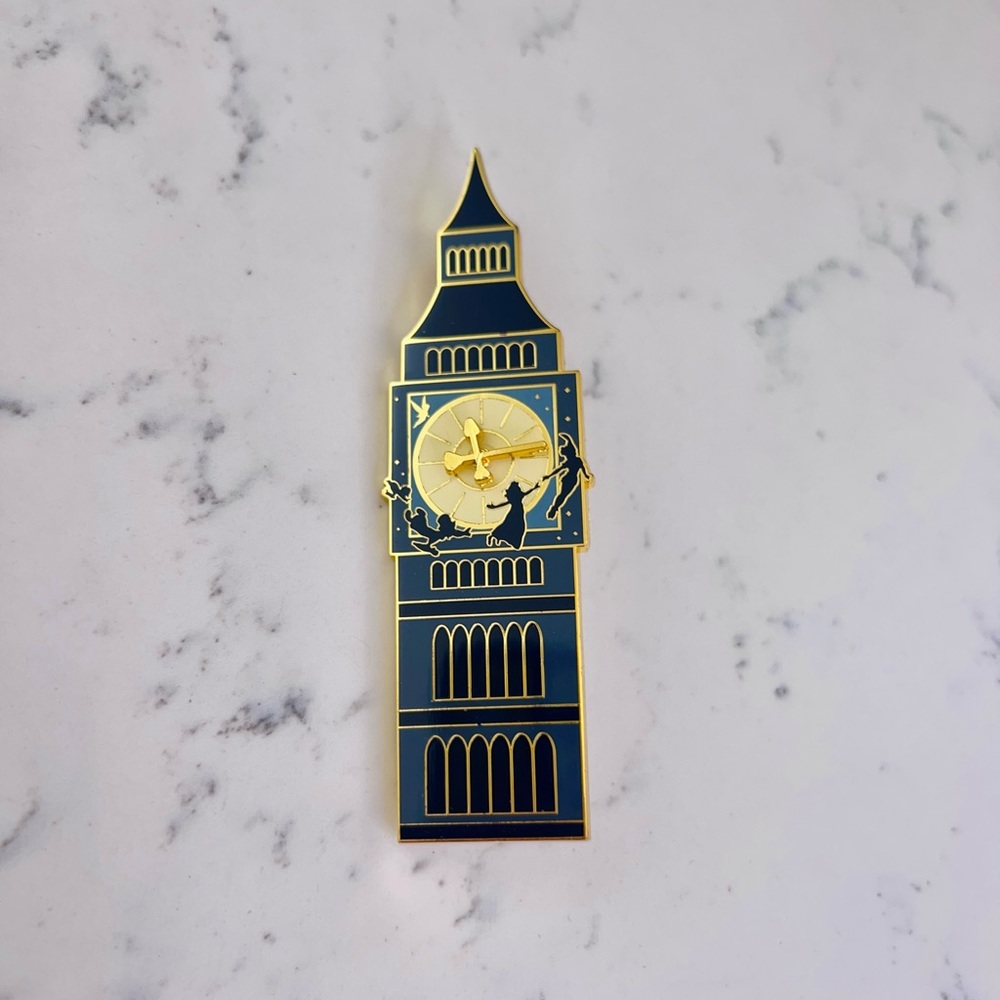 Disney Peter Pan Big Ben pin by Loungefly. LE 1200